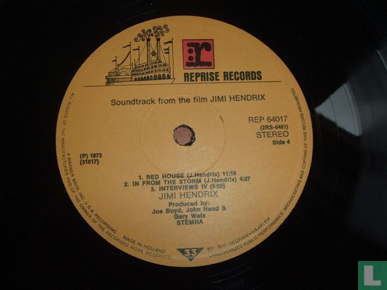 Sound Track Recordings From The Film "Jimi Hendrix"  - Afbeelding 3
