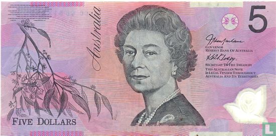 Australie 5 Dollars 2006 - Image 1