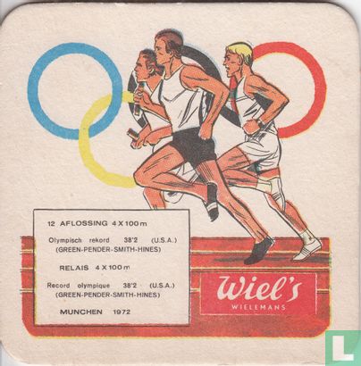 Munchen 1972 : Nr. 12 Aflossing 4 x 100 m (zonder winnaar)