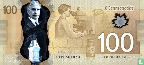Canada 100 dollars 2012 - Afbeelding 2