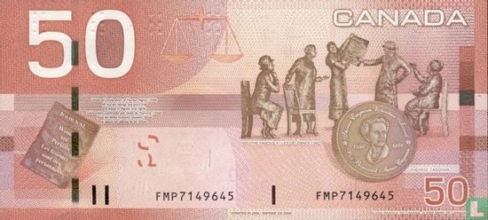 Canada 50 dollars 2004 - Afbeelding 2