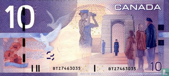 Canada 10 Dollar 2005 - Afbeelding 2