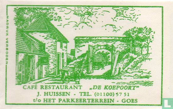 Café Restaurant "De Koepoort" - Image 1
