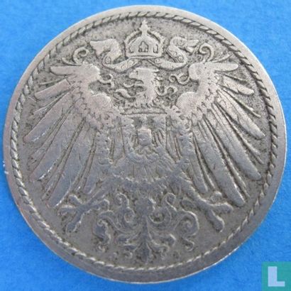 Empire allemand 5 pfennig 1903 (J) - Image 2