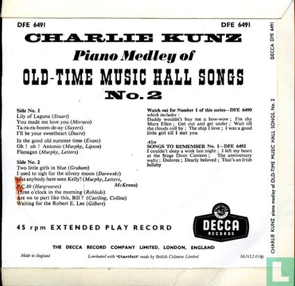 Old time music hall songs 2 - Image 2