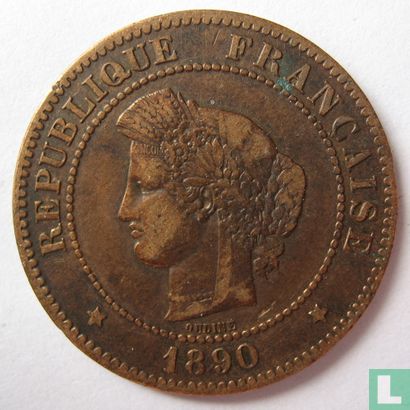 Frankrijk 5 centimes 1890 - Afbeelding 1