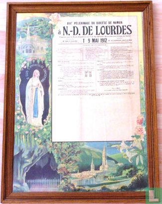 LOURDES. XIIIme pèlerinage du diocése de Namur.