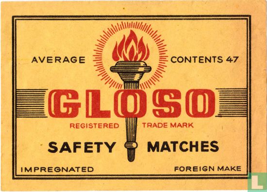 Gloso Safety Matches 