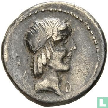 Roman Republic, l. Calpurnius Piso Frugi, AR Denarius Rome 90 BC - Image 2