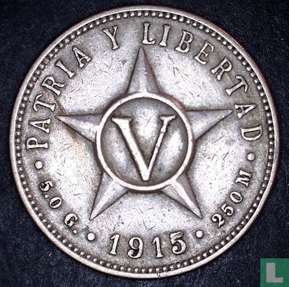 Cuba 5 centavos 1915 - Afbeelding 1