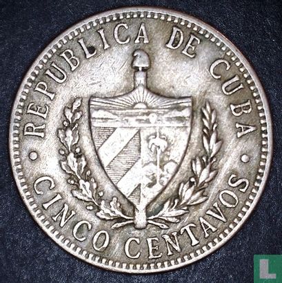 Kuba 5 Centavo 1915 - Bild 2