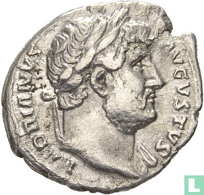 Hadrien 117-138, AR denier Rome - Image 2