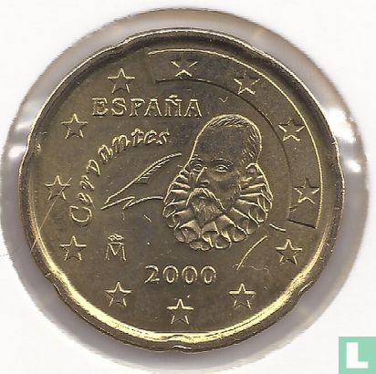 Espagne 20 cent 2000 - Image 1