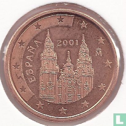 Espagne 1 cent 2001 - Image 1