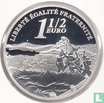France 1½ euro 2005 (PROOF) "Bicentenary Austerlitz battle victory" - Image 2