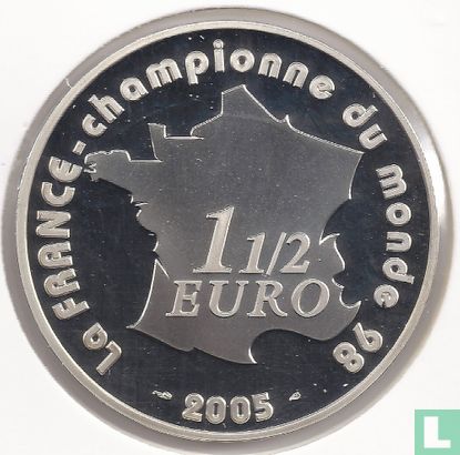 Frankrijk 1½ euro 2005 (PROOF) "2006 World Cup - Germany" - Afbeelding 1