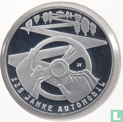 Germany 10 euro 2011 (PROOF) "125 Years of Automobile" - Image 2