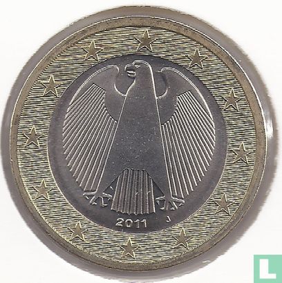 Allemagne 1 euro 2011 (J) - Image 1