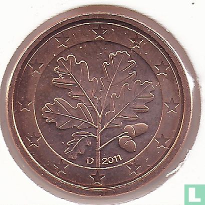 Allemagne 1 cent 2011 (D) - Image 1
