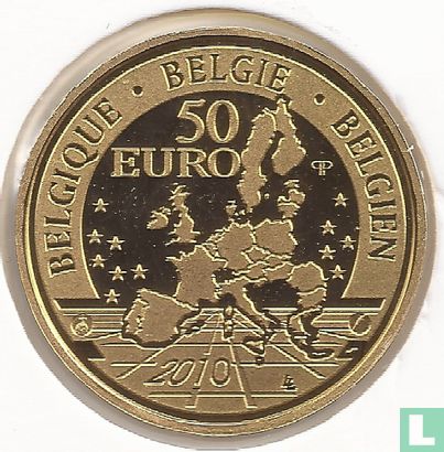 Belgium 50 euro 2010 (PROOF) "100 Years of Tervuren African Museum" - Image 1
