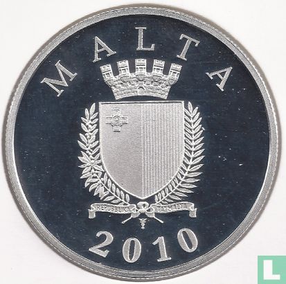 Malta 10 euro 2010 (PROOF) "Auberge d'Italie" - Afbeelding 1