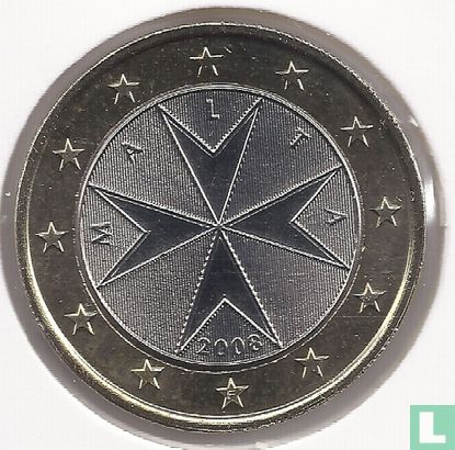 Malta 1 Euro 2008 - Bild 1