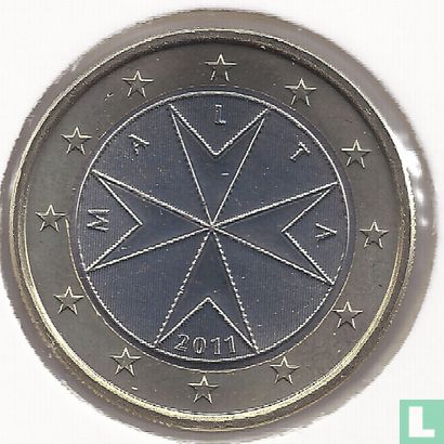 Malta 1 euro 2011 - Image 1