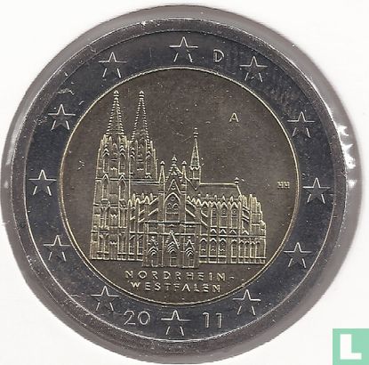Duitsland 2 euro 2011 (A) "Nordrhein - Westfalen" - Afbeelding 1