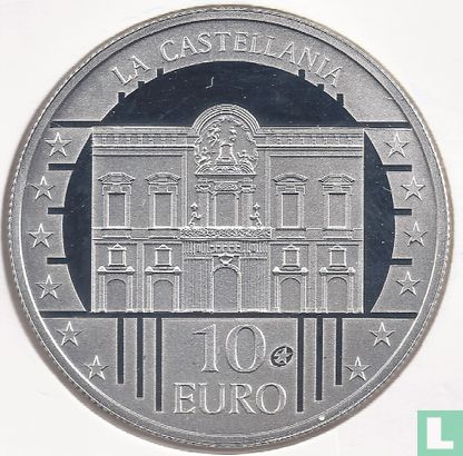 Malta 10 euro 2009 (PROOF) "La Castellania" - Image 2