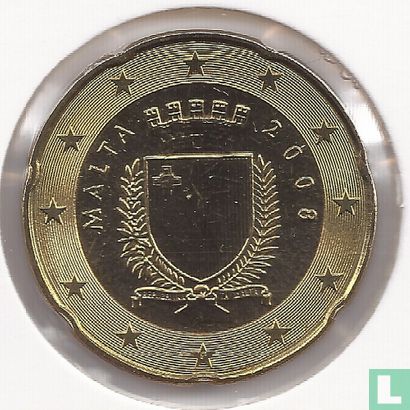 Malta 20 cent 2008 - Image 1