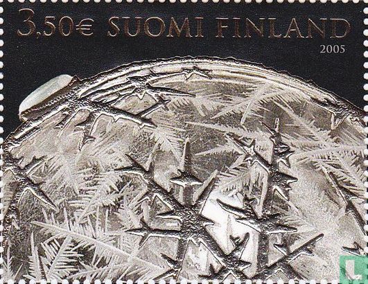 Fabergé winterei-150 ans timbres-poste finlandais