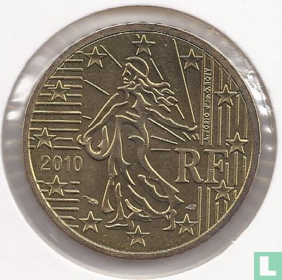 Frankrijk 50 cent 2010 - Afbeelding 1