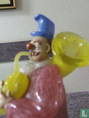 Handgeblazen clown met instrument - Bild 2