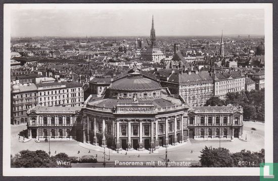 Wien, Panorama mit Burgtheater