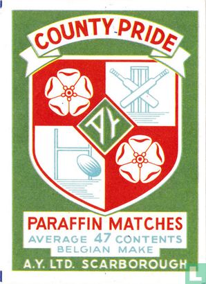 AY - County Pride paraffin matches