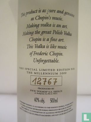 Chopin vodka Millennium 2000 - Bild 3