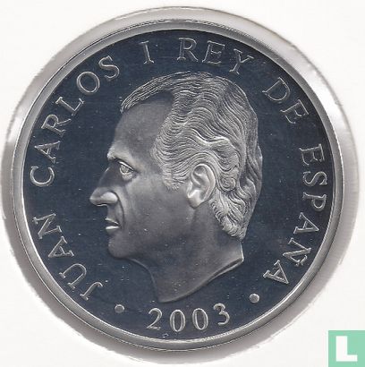 Spanje 10 euro 2003 (PROOF) "75th anniversary of the sailing ship De Elcano" - Afbeelding 1