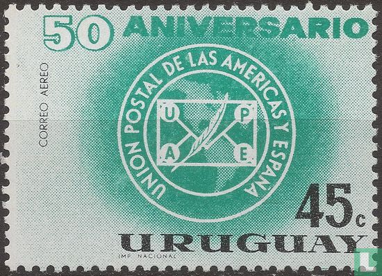 50 jaar Postunie Amerika en Spanje - Afbeelding 1