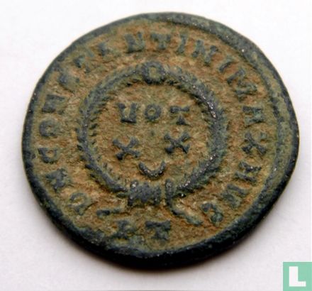  Constantijn I, AE3, 322-325 n.Chr. Geslagen te Ticinum. - Afbeelding 2
