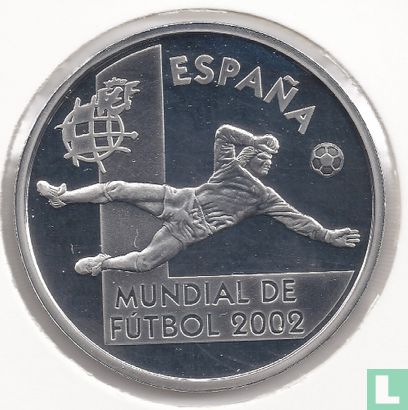 Spanje 10 euro 2002 (PROOF) "Football World Cup in Korea and Japan - Goalkeeper" - Afbeelding 1