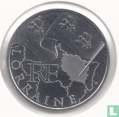 France 10 euro 2010 "Lorraine" - Image 2