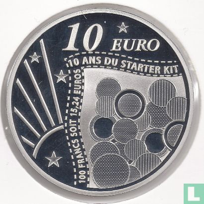 Frankrijk 10 euro 2011 (PROOF) "10 years of the starter kit" - Afbeelding 2