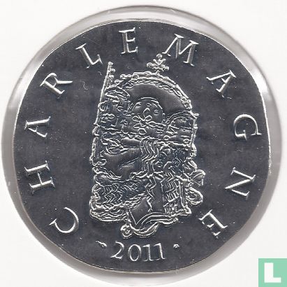 Frankrijk 10 euro 2011 (PROOF) "Charlemagne" - Afbeelding 1