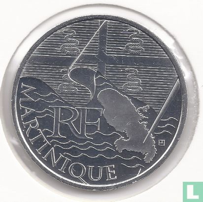 France 10 euro 2010 "Martinique" - Image 2
