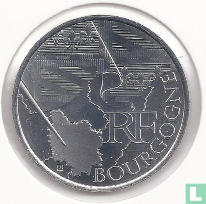 France 10 euro 2010 "Bourgogne" - Image 2