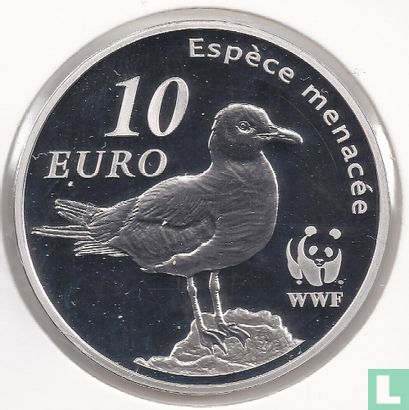 France 10 euro 2011 (PROOF) "50 years of the WWF - Audouin's gull" - Image 2