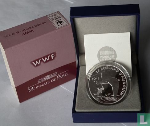 France 10 euro 2011 (PROOF) "50 years of the WWF - Audouin's gull" - Image 3