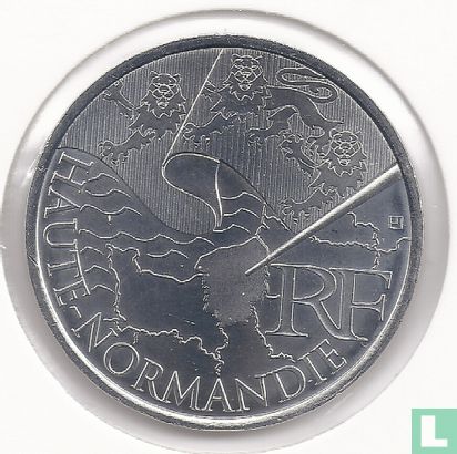 France 10 euro 2010 "Haute-Normandie" - Image 2