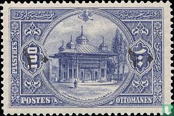 Stamp of 1914 surcharged