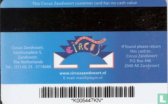 Circus Zandvoort Card - Image 2